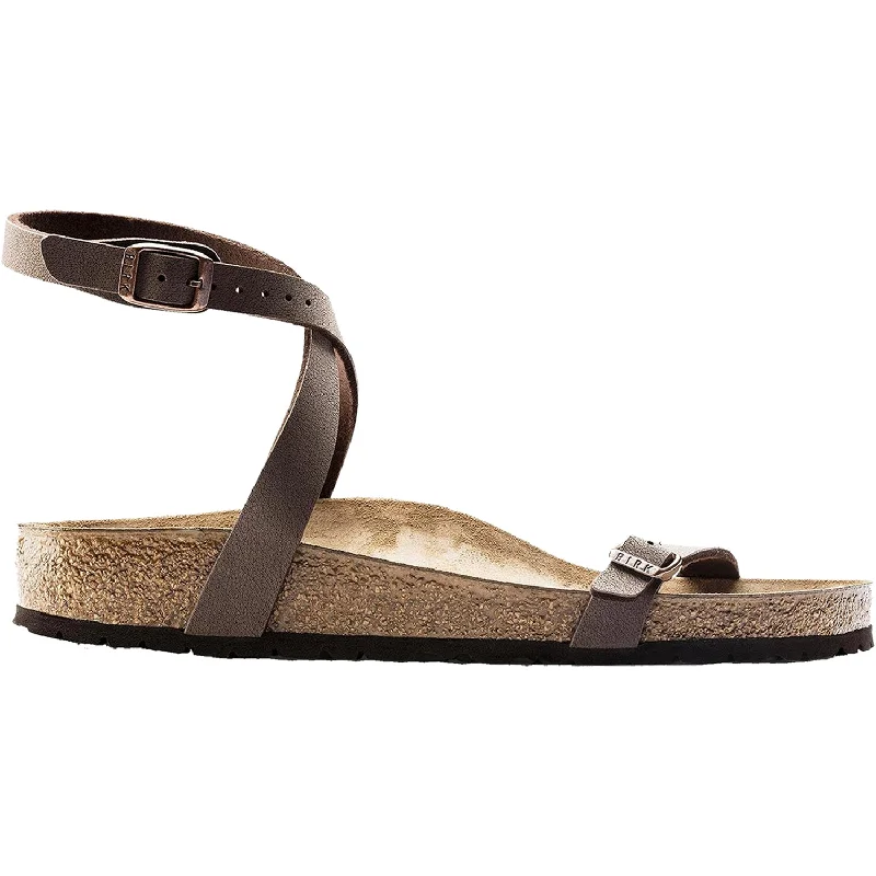 sandals with adjustable straps for easy wearWomen's Birkenstock Daloa Mocha Birkibuc