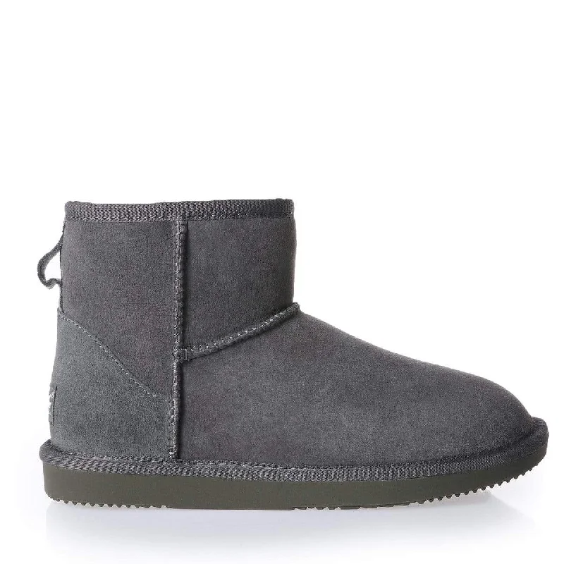 Comfortable snow boots for men with waterproof material-UGG Platinum Mini Boot