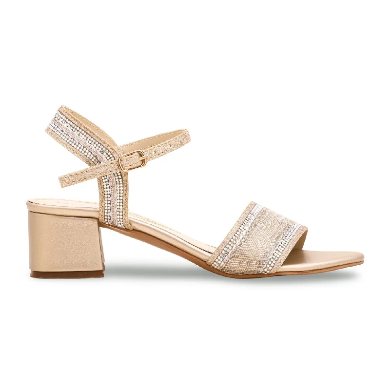 sandals with footbed designed for all-day comfortGolden Fancy Sandal FN5830