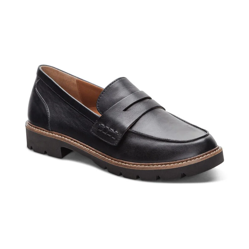 loafers with a minimalist design for easy matchingLoafers with Long-Lasting WearAetrex Collette Loafer LL100 Black