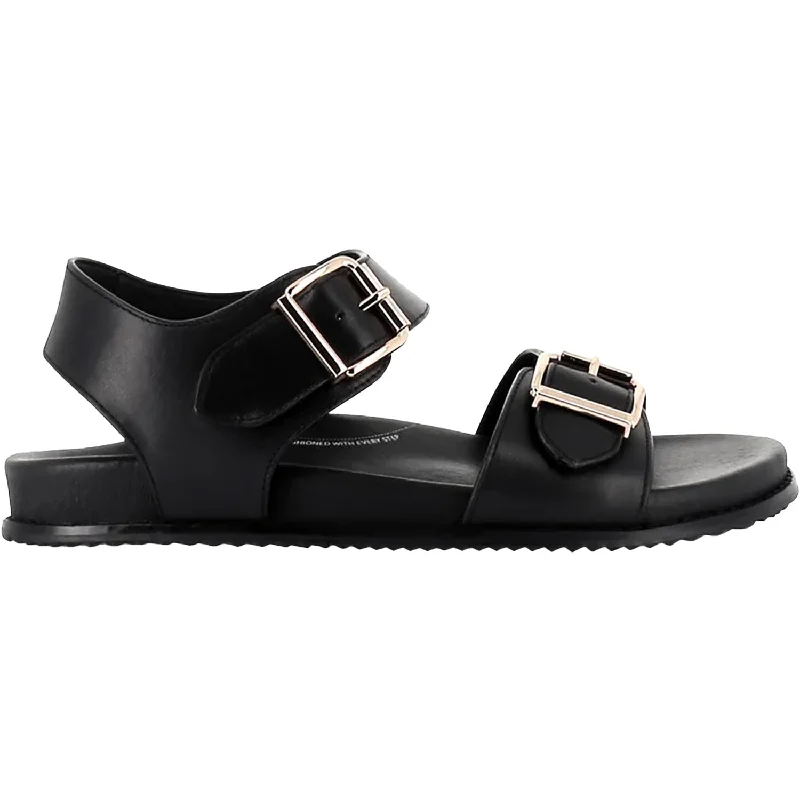 sandals with water-resistant design for poolside useWomen's Ziera Hastice Black Leather