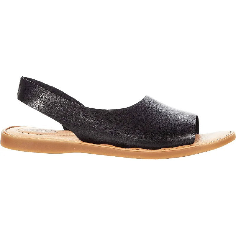 sandals for women with woven detailingWomen's Born Inlet Black Leather