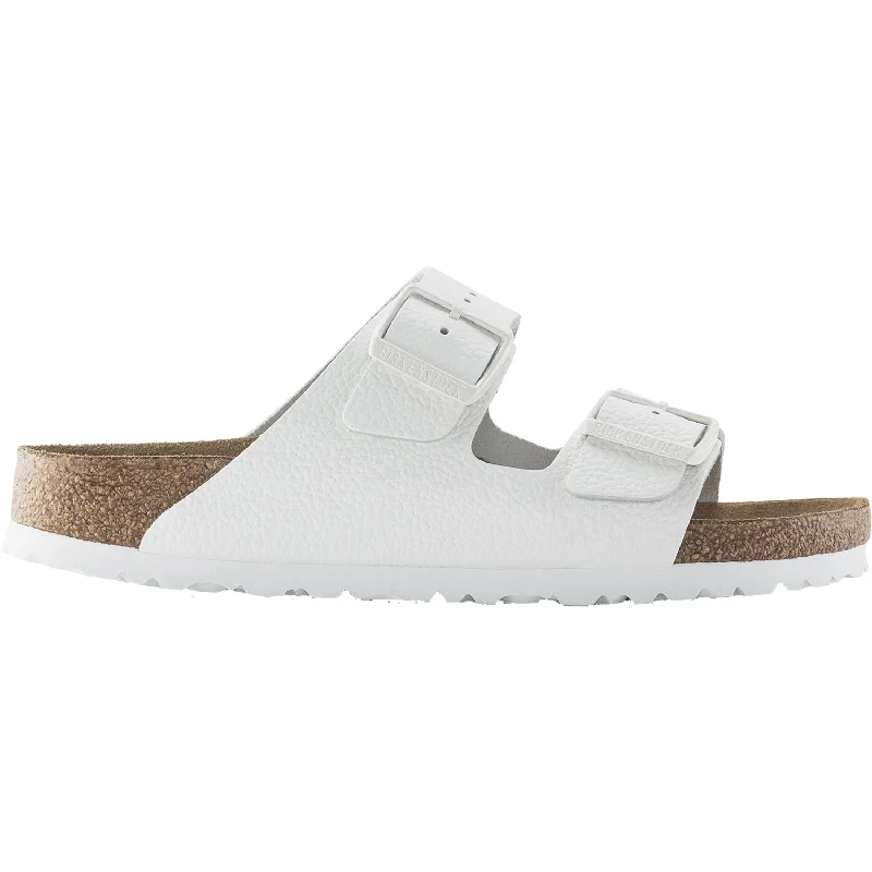 sandals for both comfort and styleWomen's Birkenstock Arizona Soft Footbed White Leather