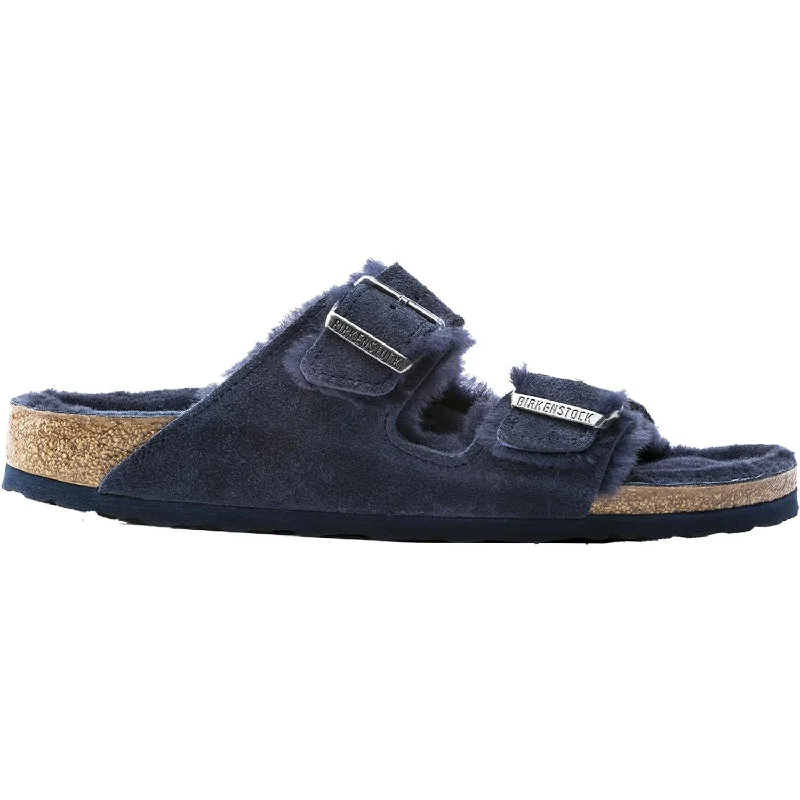 sandals for kids with playful designsWomen's Birkenstock Arizona Shearling Night Suede