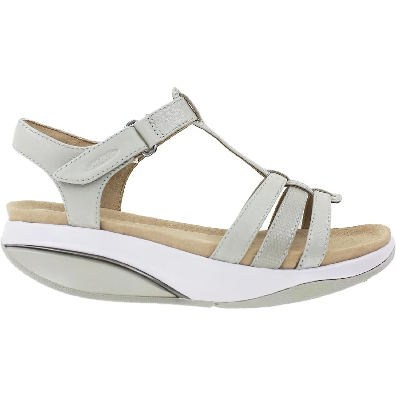 sandals for both relaxed and formal outfitsWomen's MBT Rani Taupe Leather