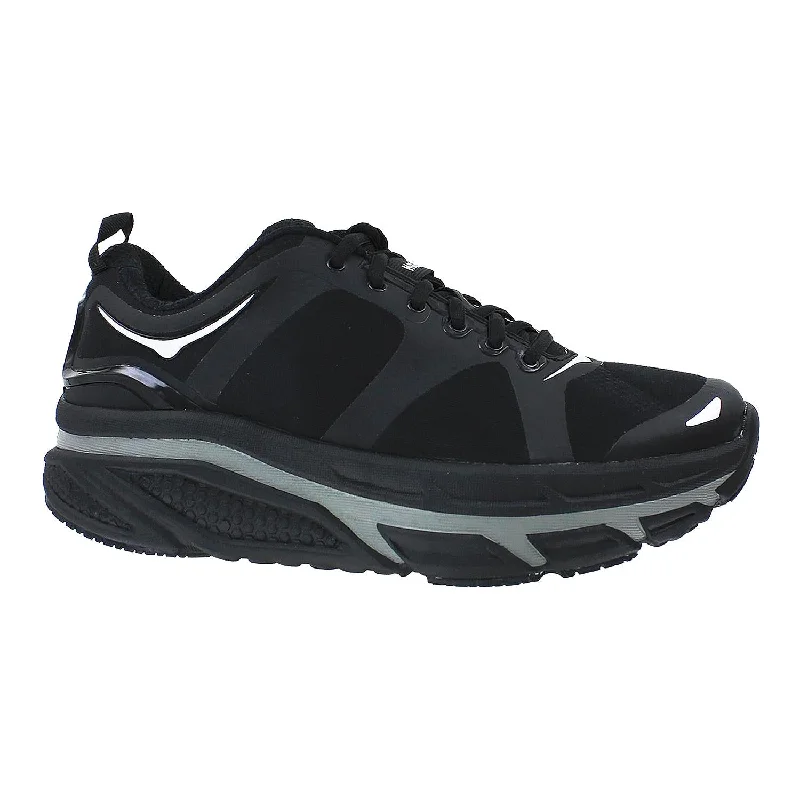 athletic shoes for women with reinforced toe for impact protection-Athletic shoes for sweaty feetMen's Hoka One One Valor Black Mesh