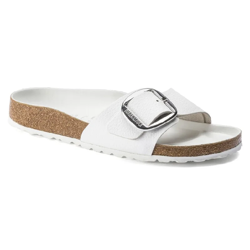 sandals for stylish outdoor adventuresMadrid Big Buckle Leather White