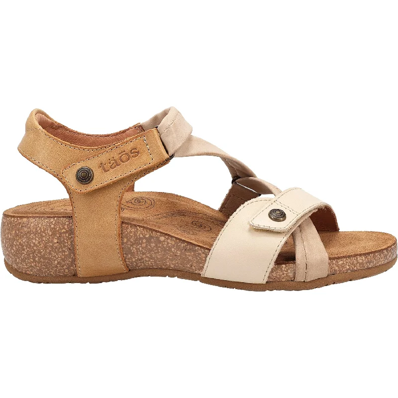 sandals for men with leather strapsWomen's Taos Universe Beige Multi Leather