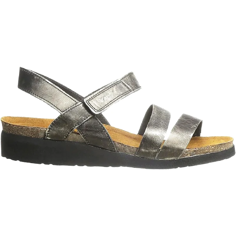 sandals with minimalist style for versatilityWomen's Naot Kayla Metal Leather