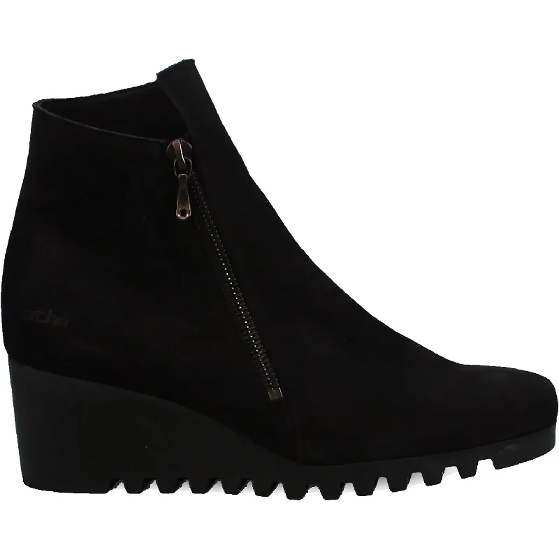 Casual boots for women with decorative stitching detail-Laelem