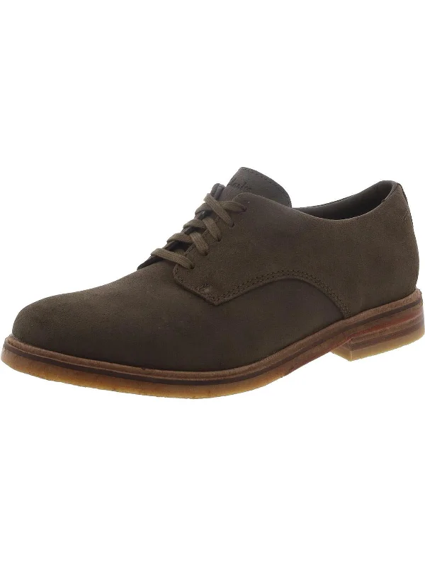 leather Oxford shoes for stylish looks -Oxfords Moisture ControlClarkdale Walk Mens Suede Lace-Up Oxfords