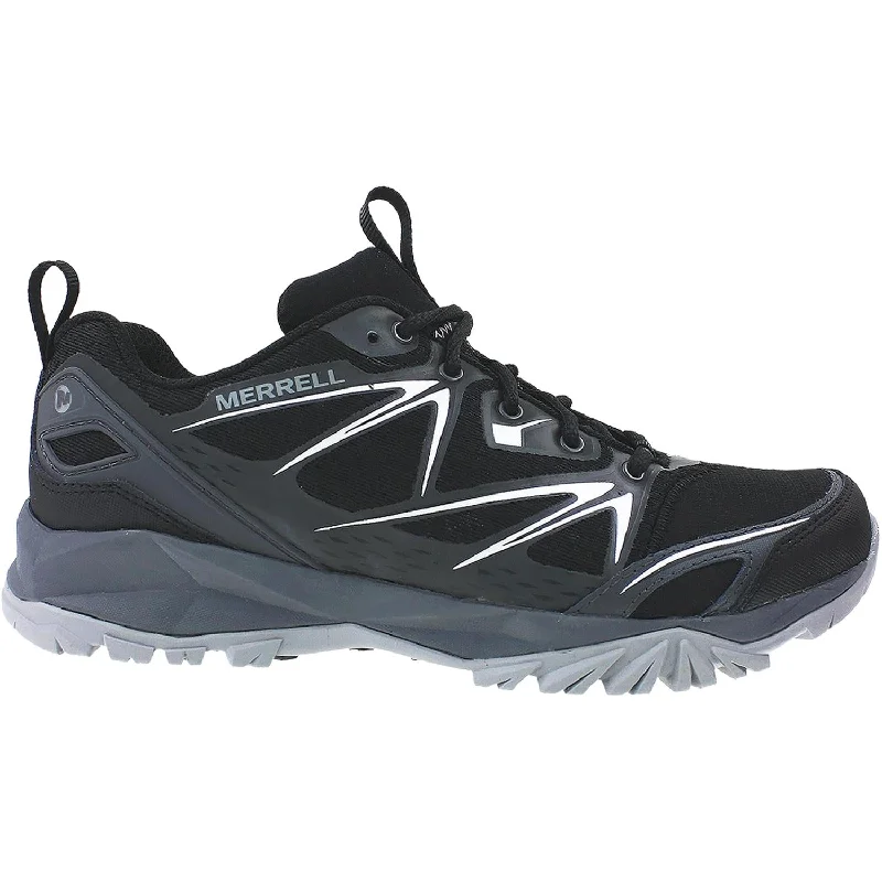 ChatGPT 说：Athletic shoes for heavy runnersMen's Merrell Capra Bolt Black Synthetic/Mesh