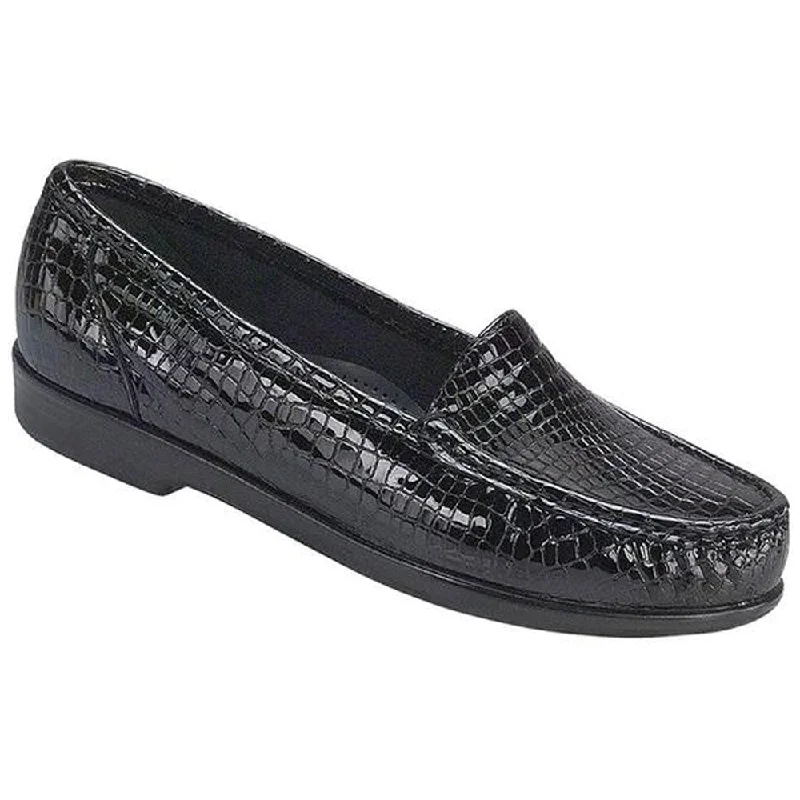 loafers for fashionable yet comfortable wearLoafers with Bold StyleSAS Simplify Loafer Black Croc (Women's)