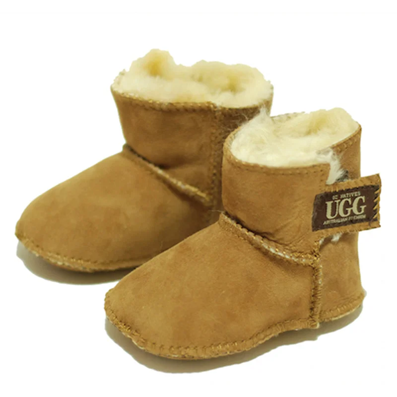 Trendy ankle boots for women with low heel and pointed toe-UGG Classic Baby Boots