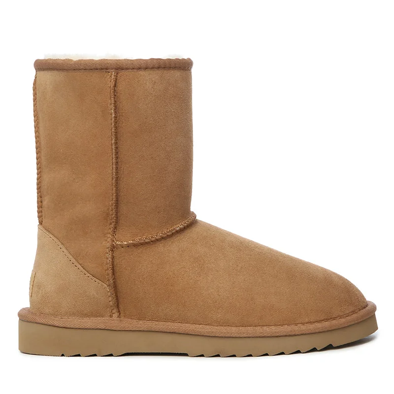 Trendy boots for men with lace-up and buckle combination-UGG Premium Traditional Classic Boots