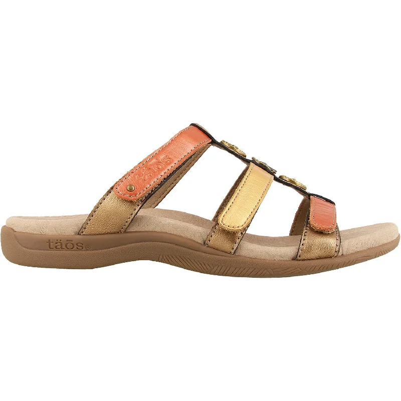 comfortable sandals for travel and sightseeingWomen's Taos Prize 4 Copper Multi Leather