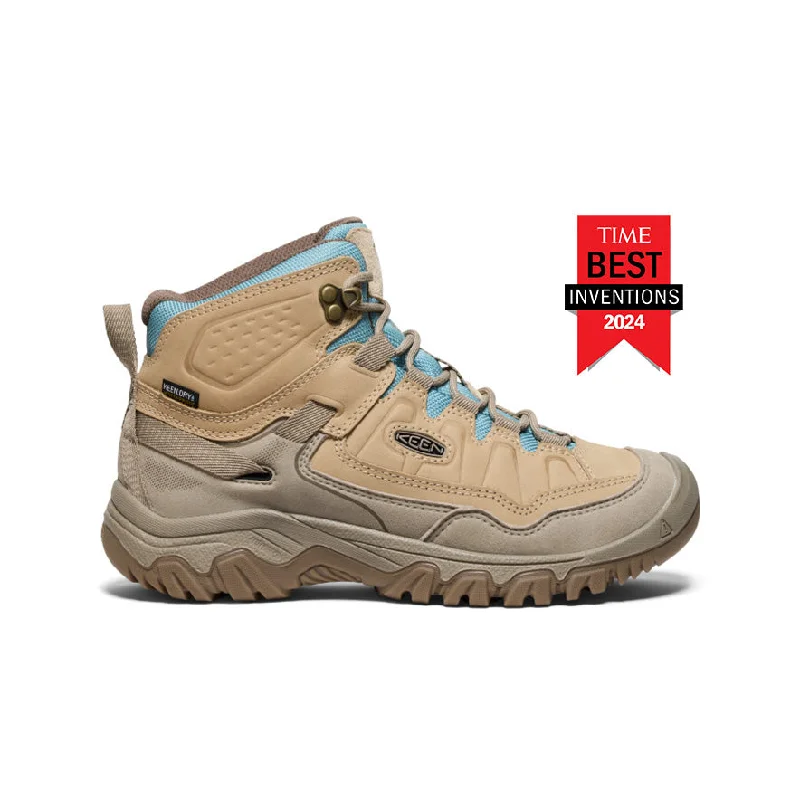 Stylish boots for women with metallic leather finish-Women's Targhee IV Waterproof Hiking Boot  |  Safari/Reef Waters