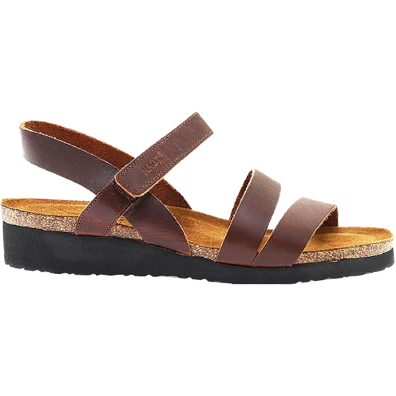 sandals with comfortable padding for all-day wearWomen's Naot Kayla Buffalo Leather