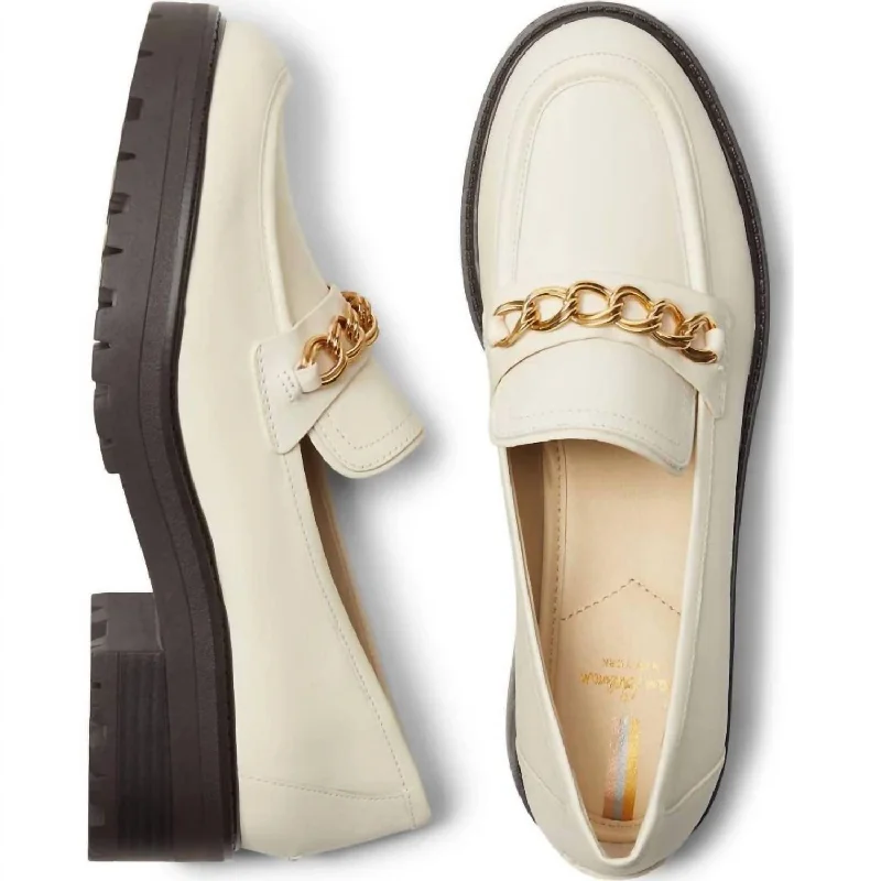 slip-on loafers for easy stylingClassic Loafers for Timeless StyleWomen's Taelor Loafer In Ivory