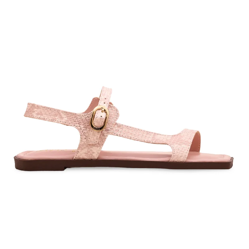 sandals for women with casual yet stylish lookPink Formal Sandal FR5241