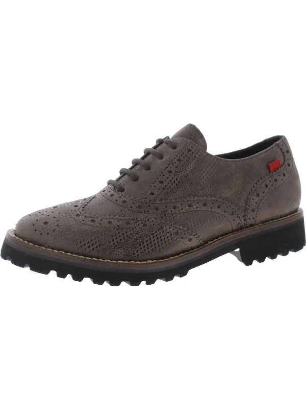 men's black lace-up Oxfords -Oxfords Special OccasionCentral Park West Womens Brogue Oxfords