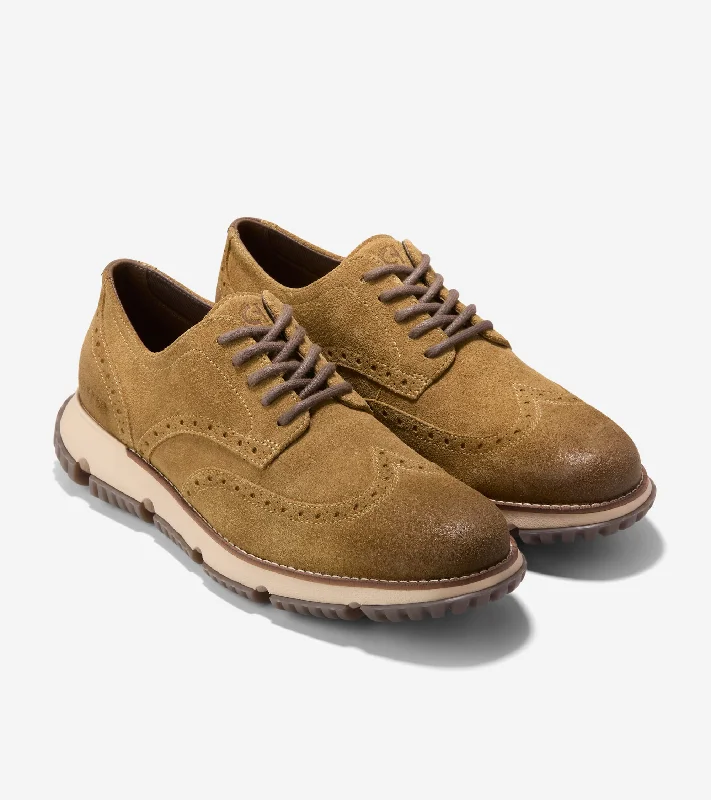 Oxford shoes with modern oxford wingtip design -Oxfords Relaxed VibeCole Haan 4.ZEROGRAND Wingtip Winter Oxfords