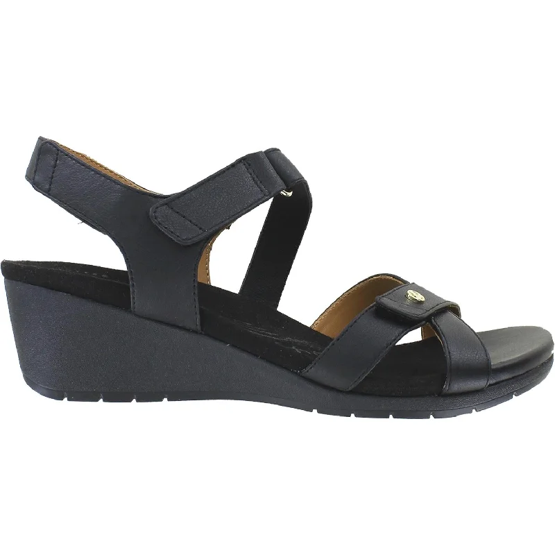 sandals for everyday wear with trendy detailsWomen's Revere Casablanca Black French Leather