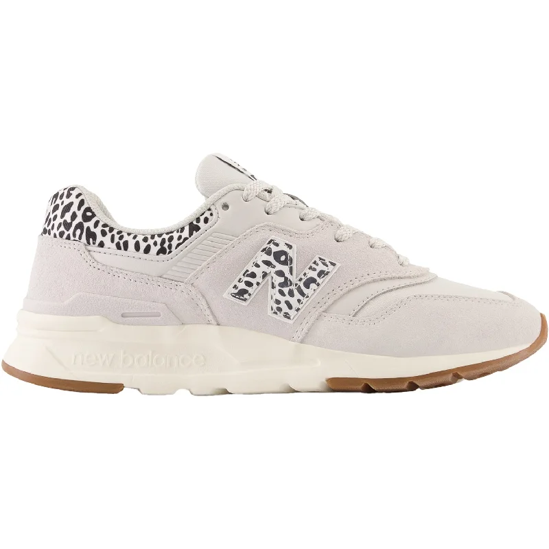 athletic shoes for women with anti-microbial lining for fresh feet-Athletic shoes for lightweight designsWomen's New Balance CW997HWD Grey Matter/White Suede