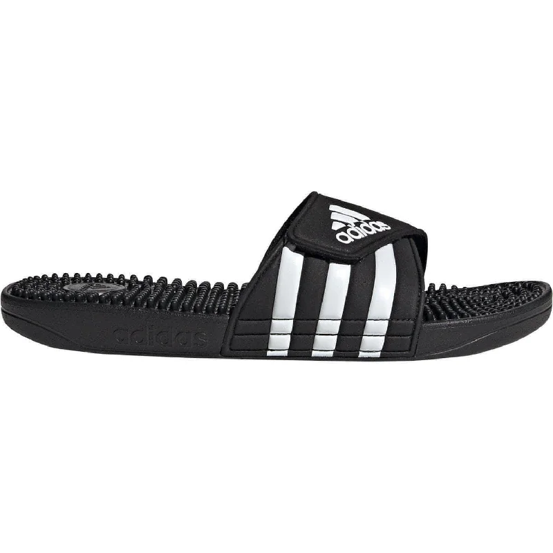 slippers for women with delicate embroidery for added elegance-Slippers with hidden support-adidas Adissage Sliders - Black