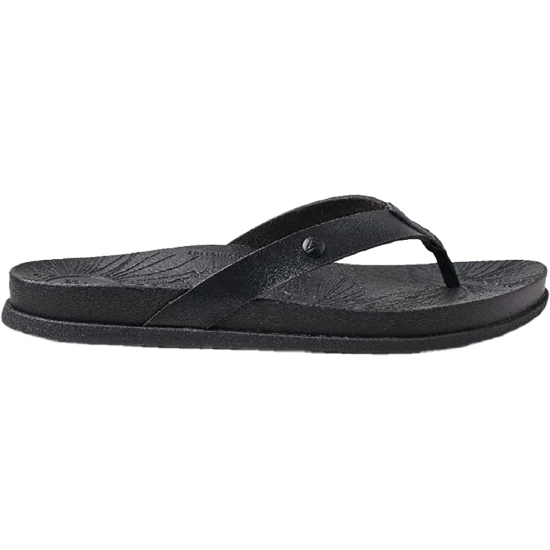 sandals for both casual and formal outfitsWomen's Reef Cushion Porto Cruz Black Night Synthetic