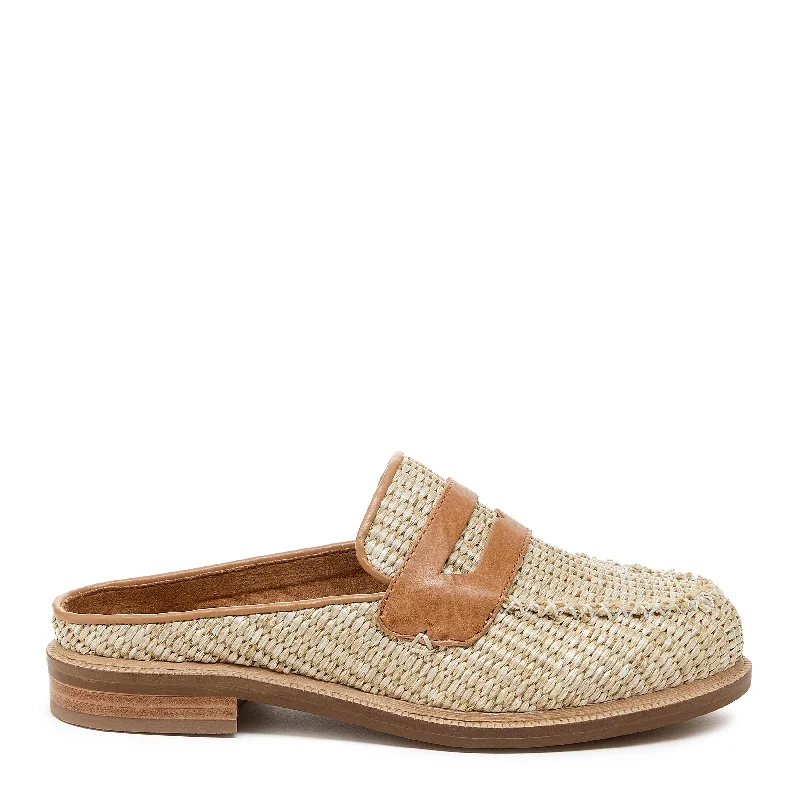 loafers for all-day office wearLoafers with Adjustable FitLock Natural Raffia Loafer Mules