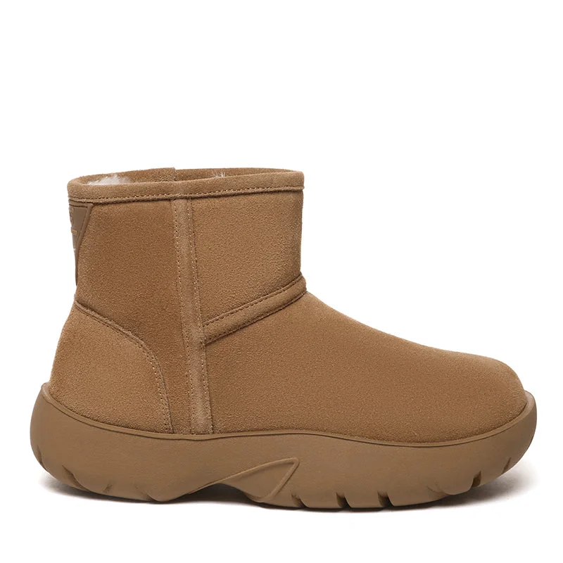 Comfortable boots for women with rubberized sole-UGG Mini Adventure Boots