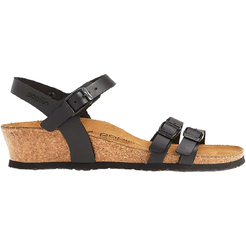 sandals with flexible straps for comfortWomen's Birkenstock Lana Black Leather