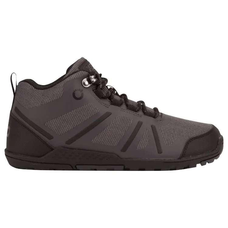 Comfortable leather boots for women with stretch back-Xero DayLite Hiker Fusion Asphalt