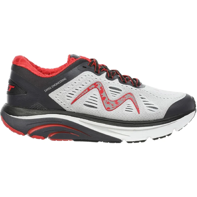 athletic shoes for cross training with supportive arch design-Athletic shoes for gym joggersMen's MBT GTC-2000 Lunar Red Mesh