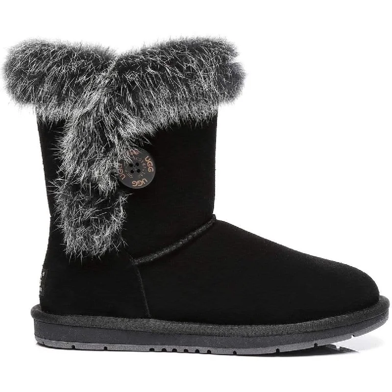 Trendy winter boots for women with fleece lining-UGG Premium Foxy Boot