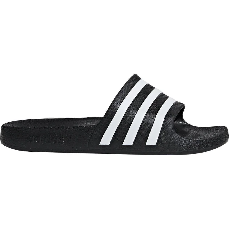 slippers for men with extra-wide fit for better comfort-Slippers for simple style-adidas Adilette Aqua Sliders - Black