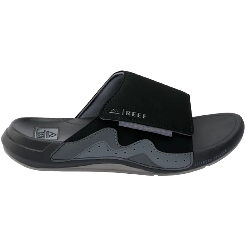 sandals with comfortable straps for all-day wearWomen's REEF Cruiser Slide Black/Grey Synthetic