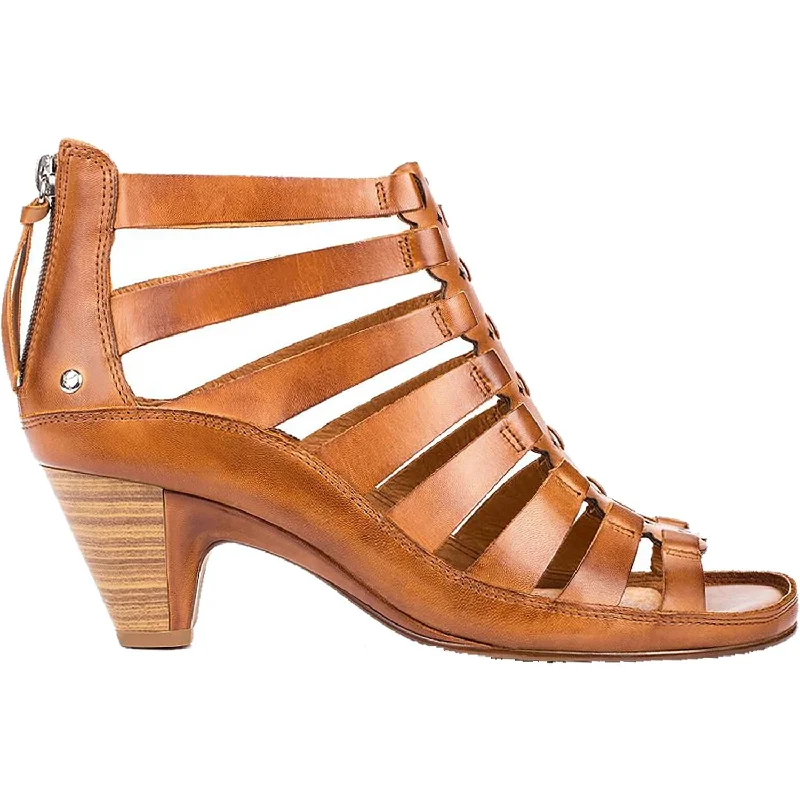 sandals for both men and women with adjustable featuresWomen's Pikolinos Java W5A-1701 Brandy Leather