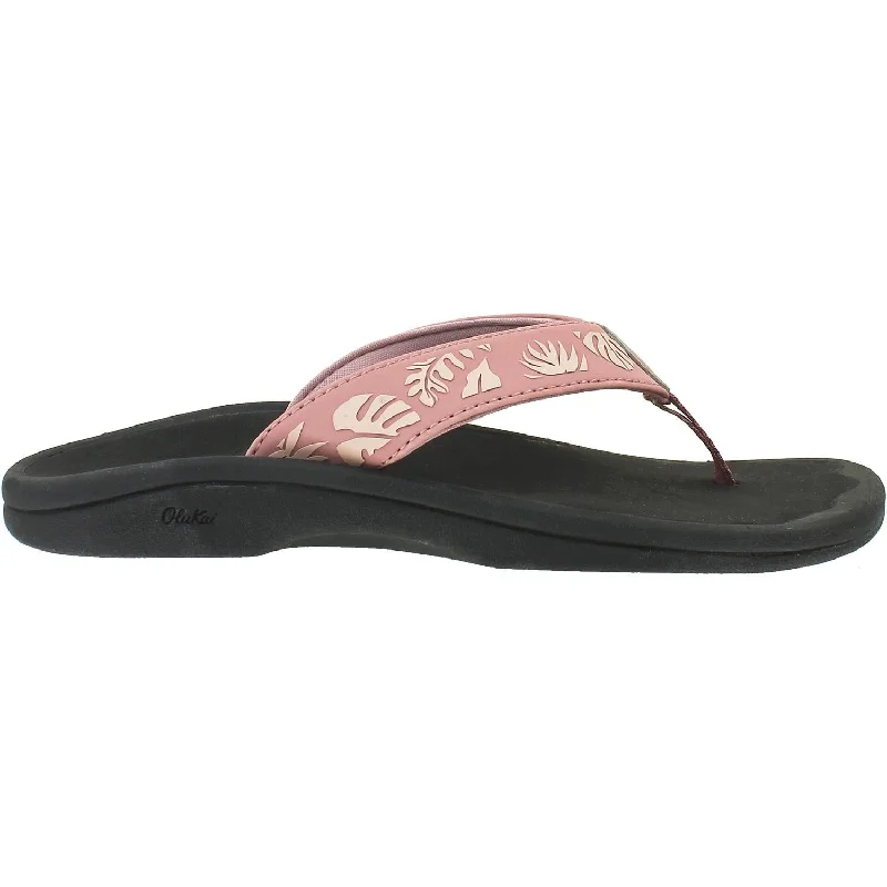 sandals for men with sleek buckle closuresWomen's OluKai Ohana Ash Rose/Lau Synthetic