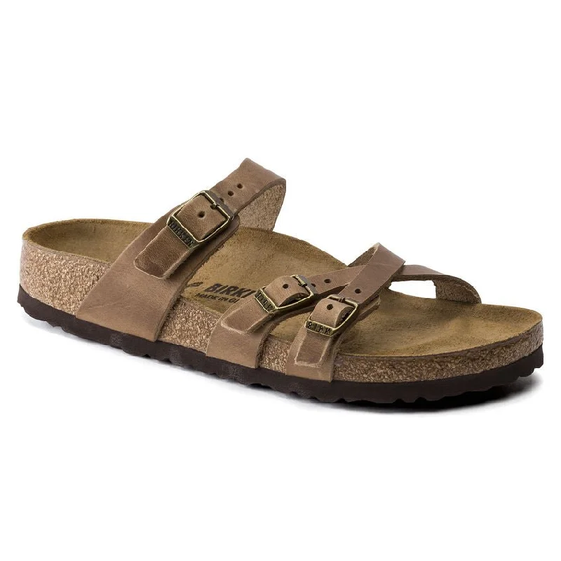 sandals for all-day wear with chic designBirkenstock Franca Oiled Leather Tobacco Brown