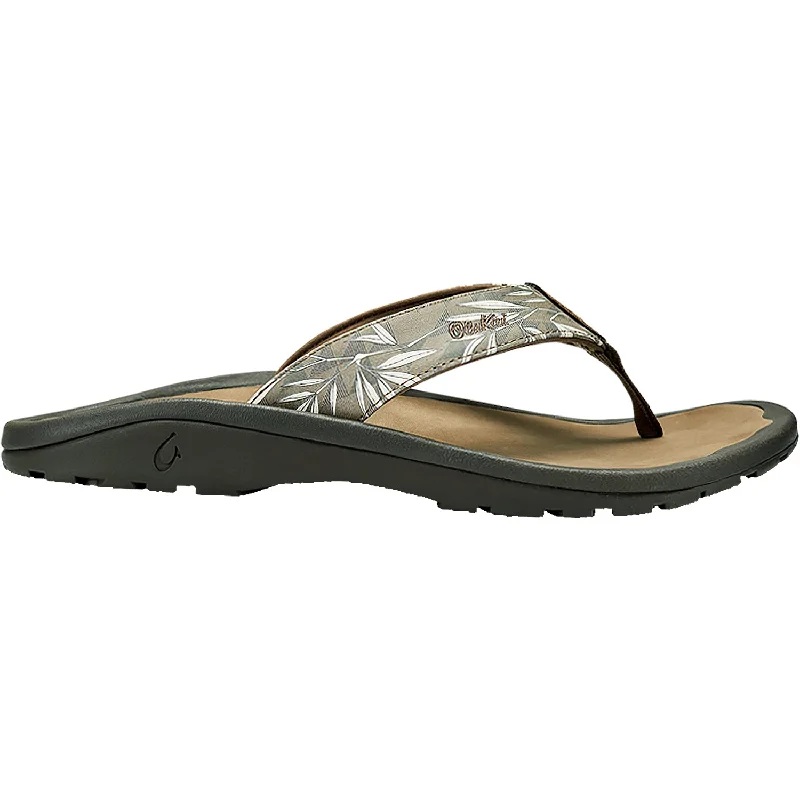 sandals for beach days with waterproof designMen's OluKai Ohana Pa'i Clay/Ohe Kapala Synthetic