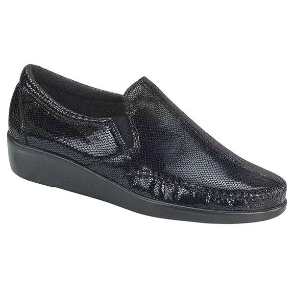 loafers with extra cushioning for comfortLoafers with Unique StyleSAS Dream Loafer Black Snake (Women's)