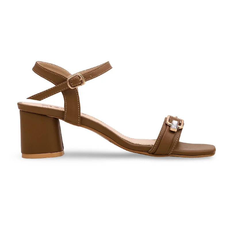 sandals for kids with soft material for comfortBrown Formal Sandal FR5212