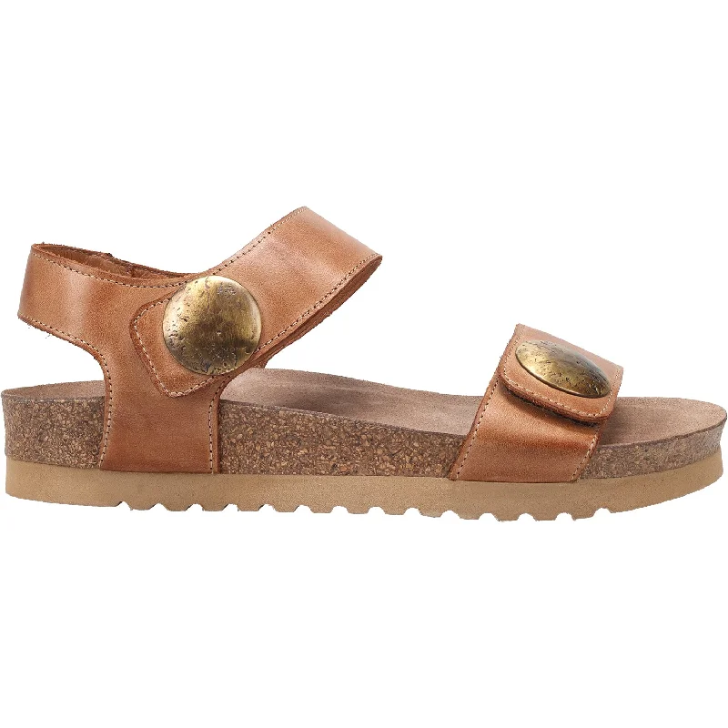 sandals with extra padding for added comfortWomen's Taos Luckie Caramel Leather