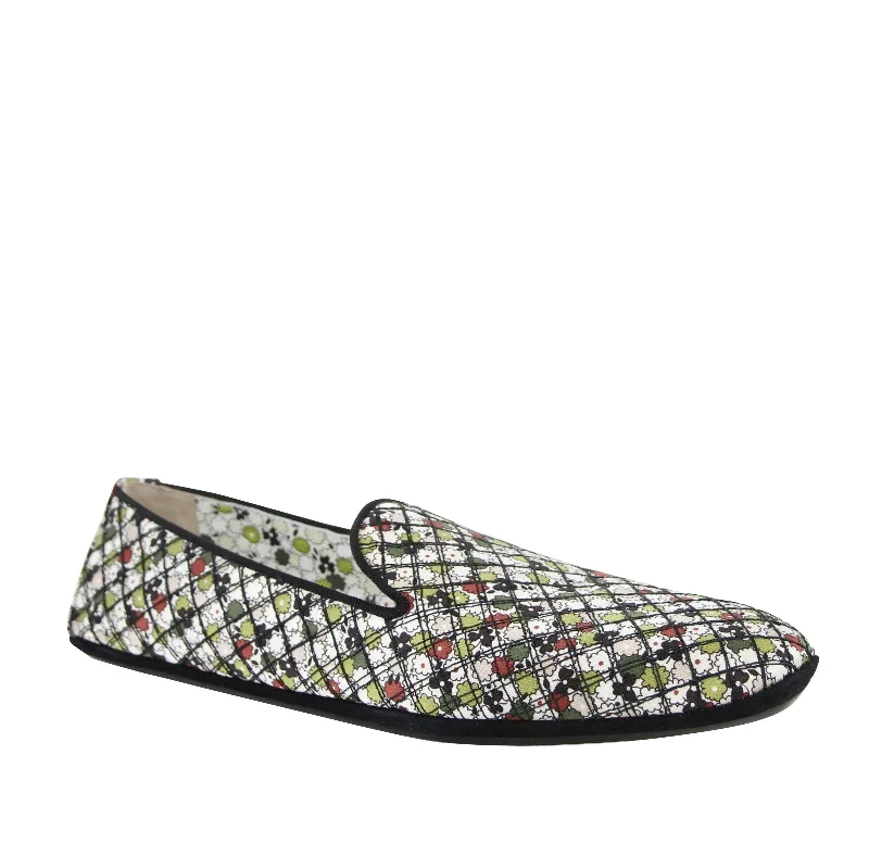 Stylish flats with bold contrasting colors for modern appeal-Flats with orthopedic support-Bottega Veneta Women's Floral  /  /  Fabric / Leather Ballet Flats