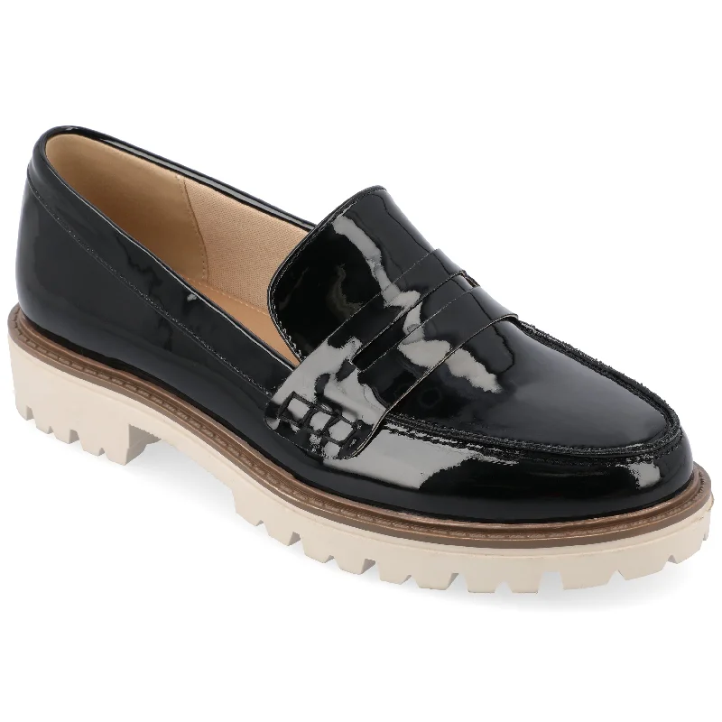 Flats with animal print design for a fierce, stylish look-Flats with bold fit-Journee Collection Women's Tru Comfort Foam Wide Width Kenly Flats