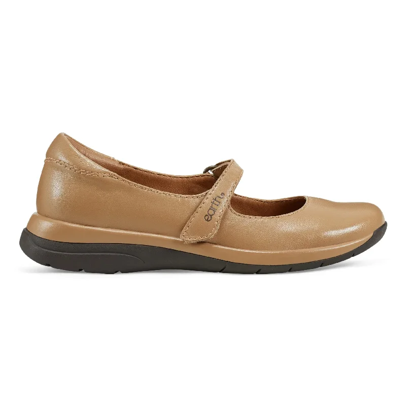 Comfortable flats for warm weather with lightweight construction-Flats with ankle pants-Tose Lug Sole Square Toe Casual Ballet Flats