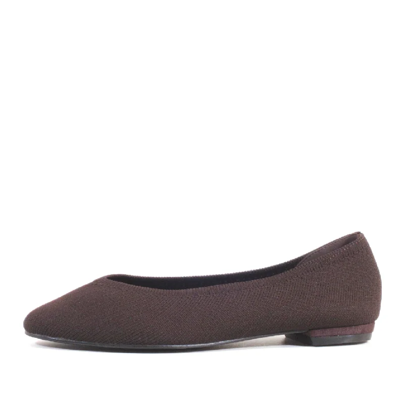 Stylish flats with cheetah print for a fierce, fashionable touch-Flats for understated fit-Flight Knit Ballet Flats