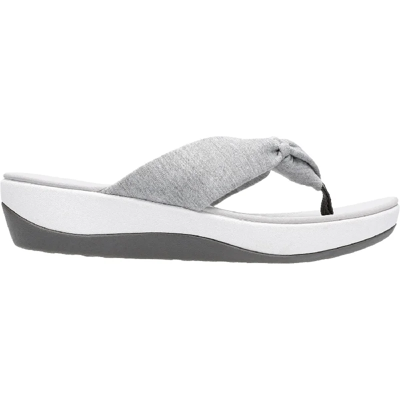 sandals for women with functional buckle detailingWomen's Clarks Cloudsteppers Arla Glison Grey Fabric